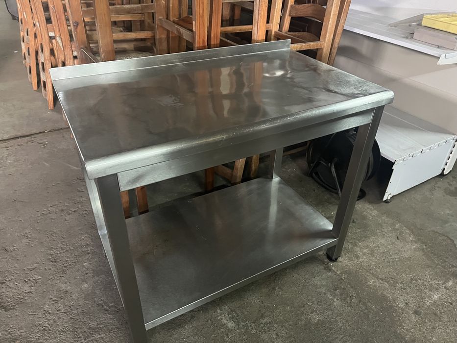 Escaparate Mesa de apoio em inox 85cm x 50cm