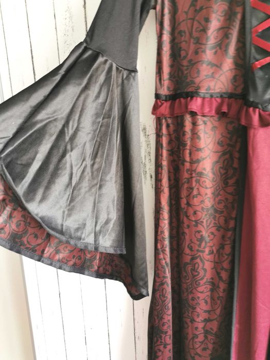 Czarownica pajeczarka sukienka strój przebranie halloween bal l/xl