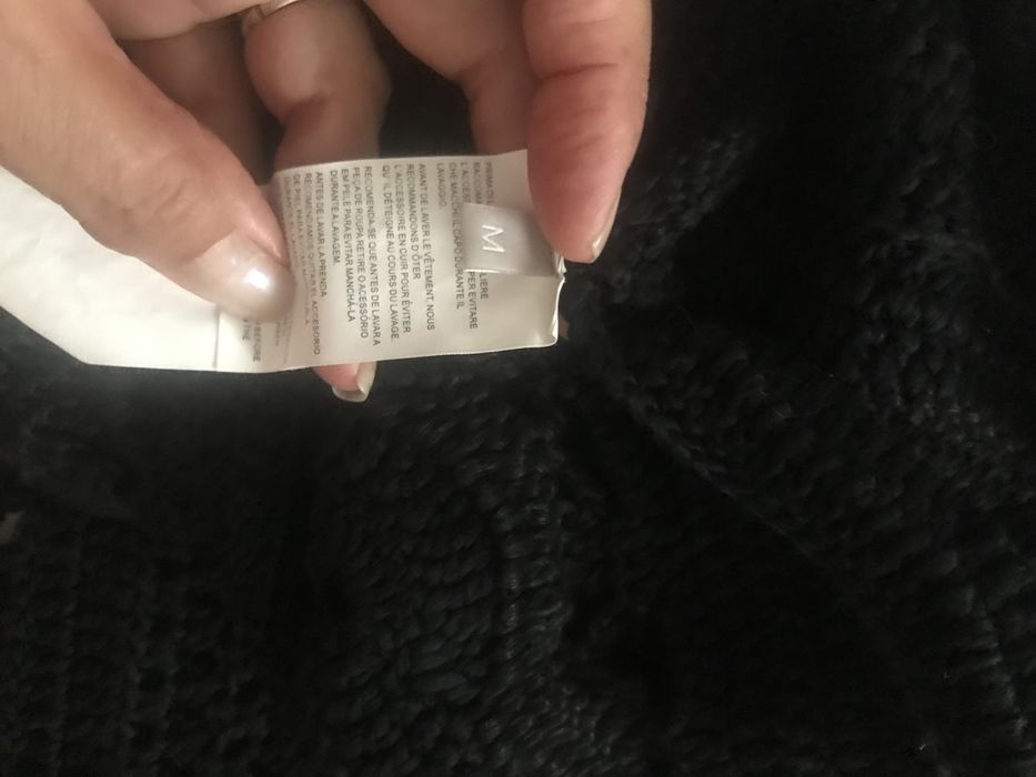 Stefanel croché vestido novo