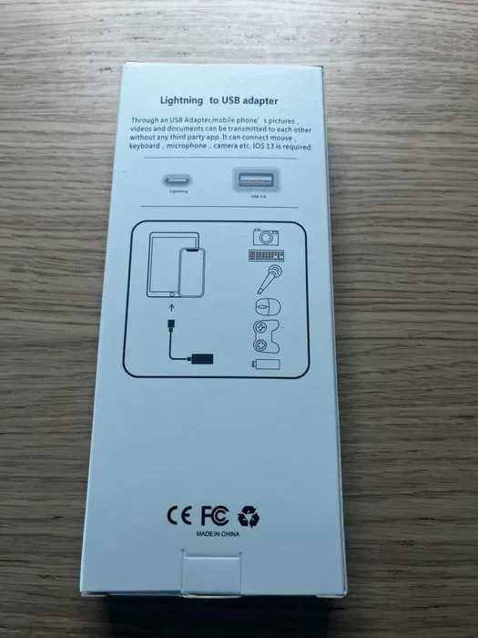 Przejsciowka Lightning do USB aparat
