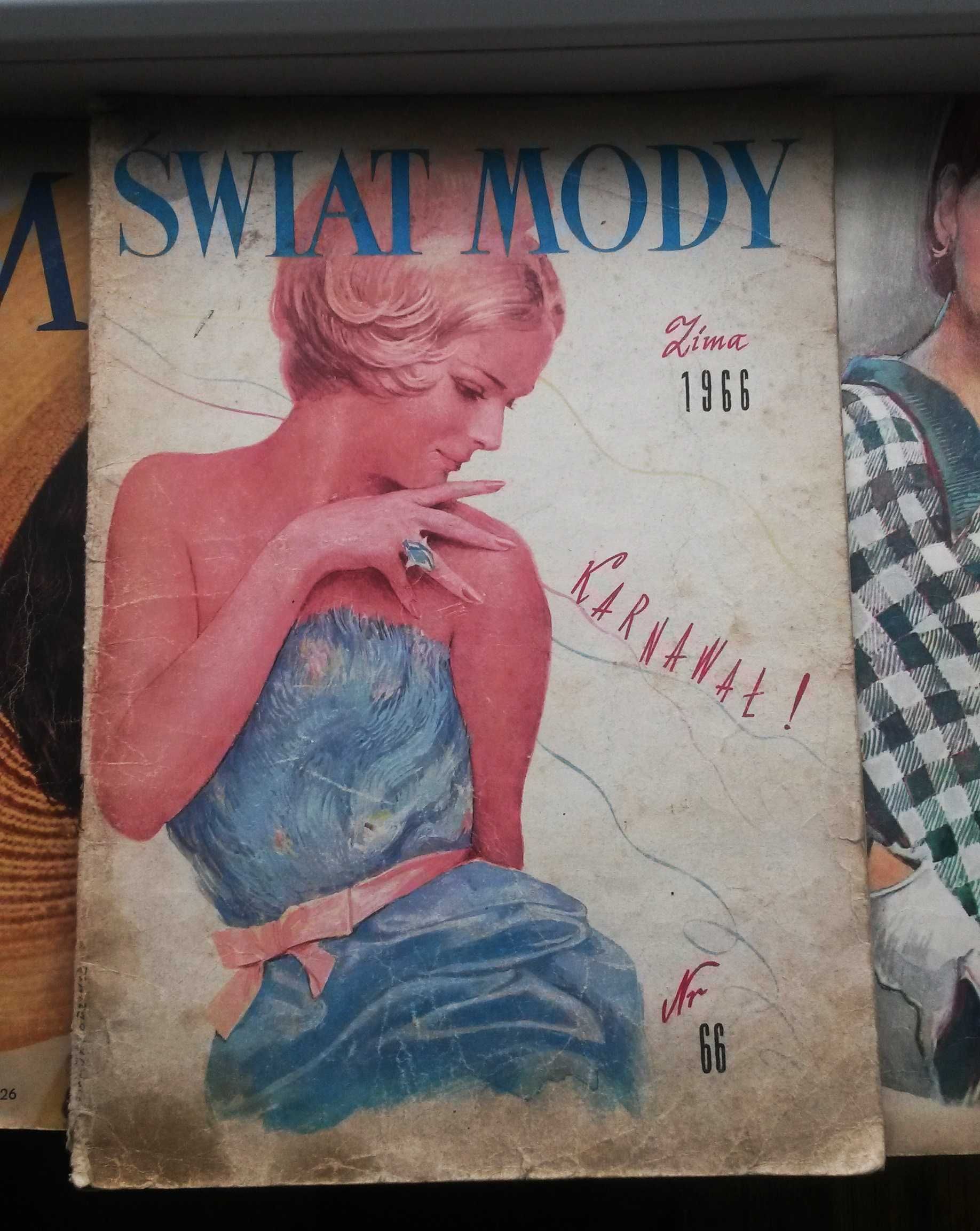 Czasopisma Świat Mody  Moda Prl Gazeta