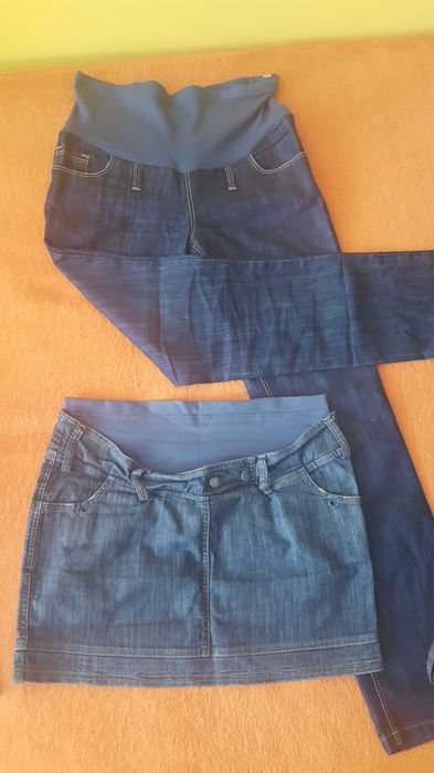 Odzież ciążowa rozmiar M/L i majtki poporodowe L