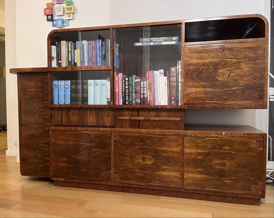 Kredens/biblioteczka art deco