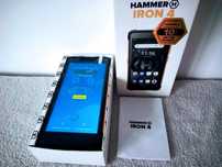 Smartfon Hammer Iron 4 Orange + Ładowarka + Pudełko + Instrukcja