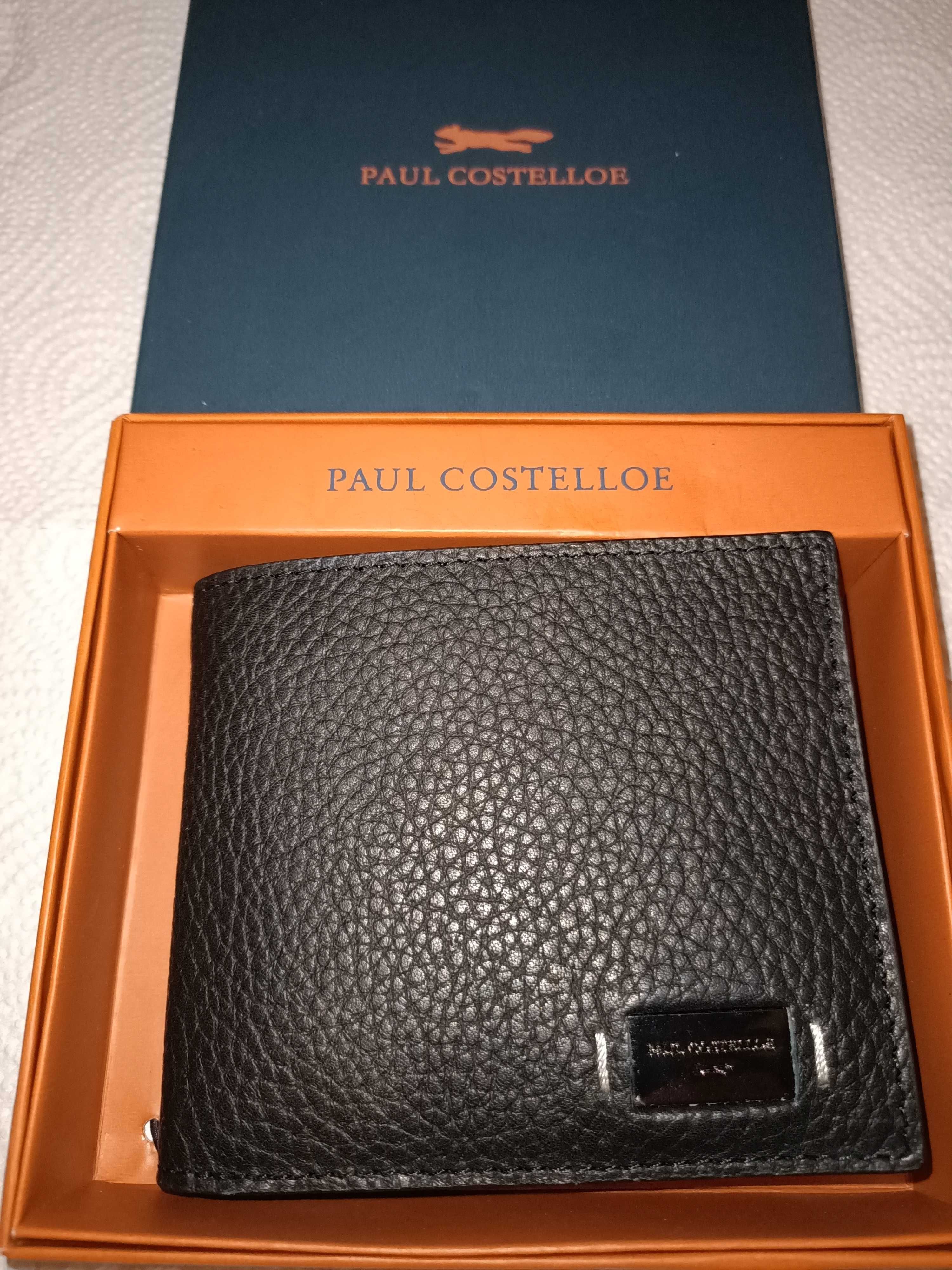 PAUL COSTELLOE portfel męski skórzany nowy