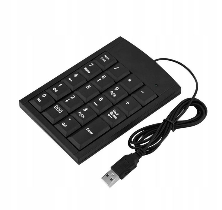 Klawiatura  Numeryczna do Laptopa Komputera na  USB