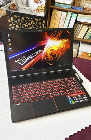 MSI i7 GeForce laptop 15,6" do grania ssd szybki jk nowy GTX GAMING