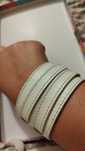 Pulseira/bracelete em pele