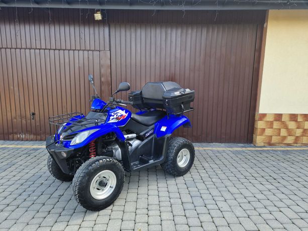 Quad Kymco MXU 250 homologacja kufer hak