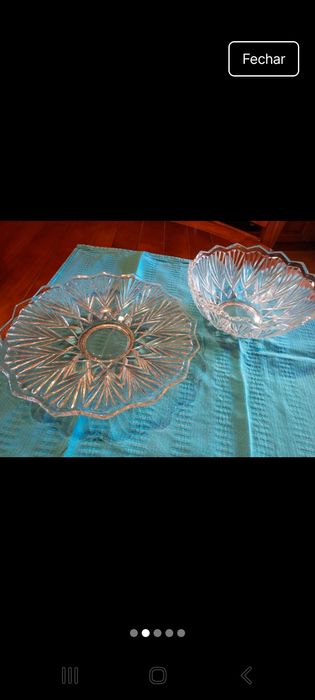 Conjunto de Vidro Prensado