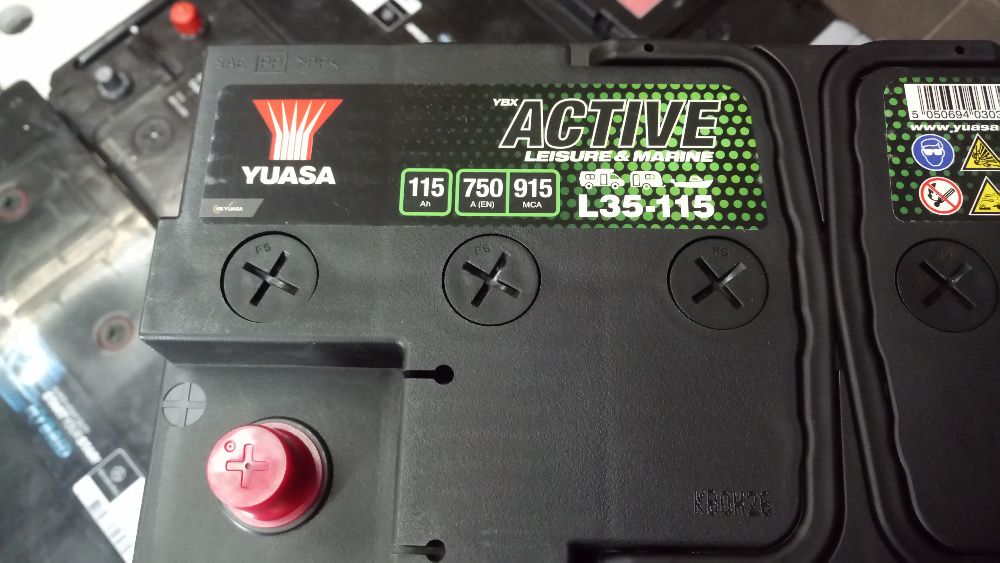 Nowy Akumulator YUASA 12V 115Ah ACTIVE głębokiego rozładowania