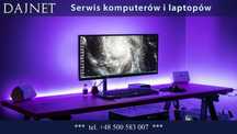 Serwis komputer laptop Internet odzyskiwanie danych, dojazd do klienta