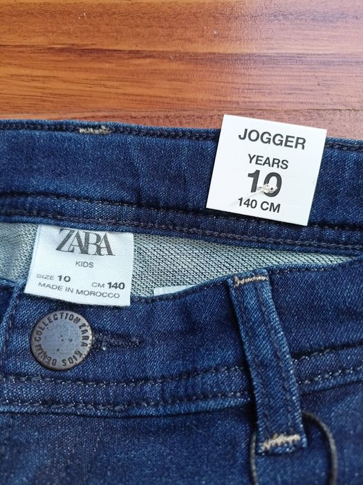 Spodnie jeansowe jogger ZARA rozm. 140