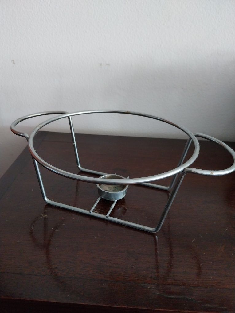 Réchaud em metal para pyrex