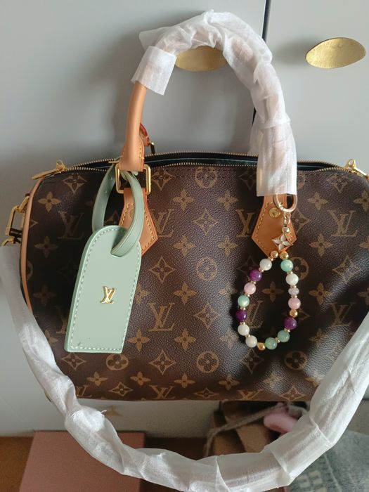Louis Vuitton speedy, skóra naturalna, 30 cm, mega jakość