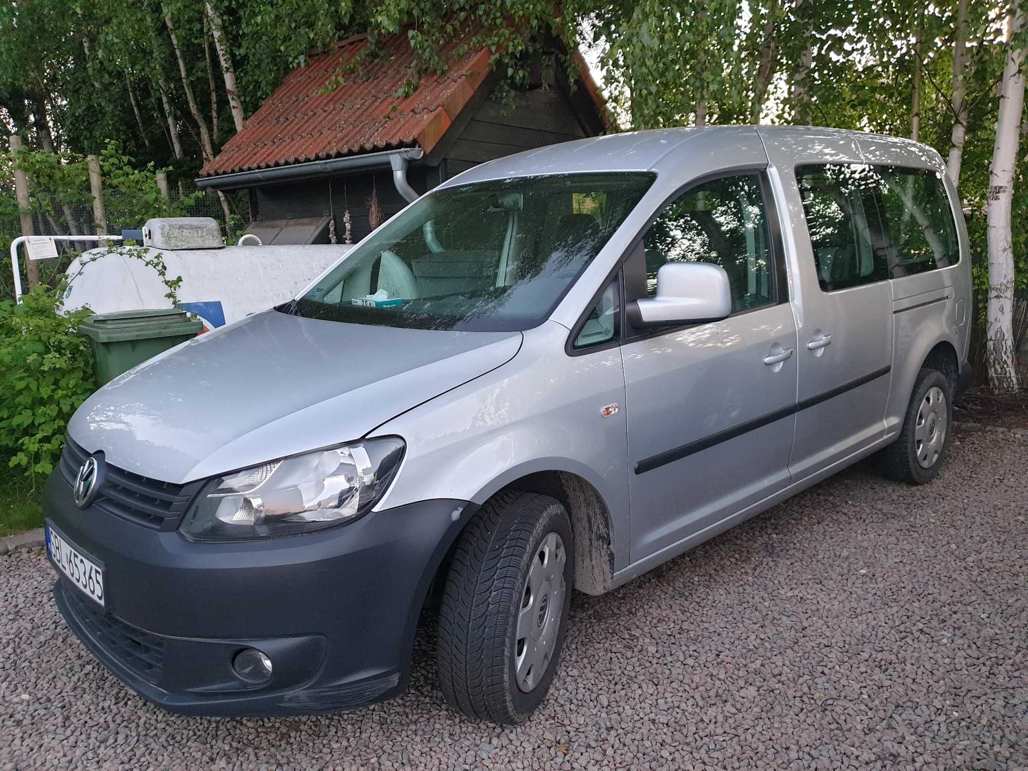 vw caddy maxi maksi 2011 7 osób hak faktura vat