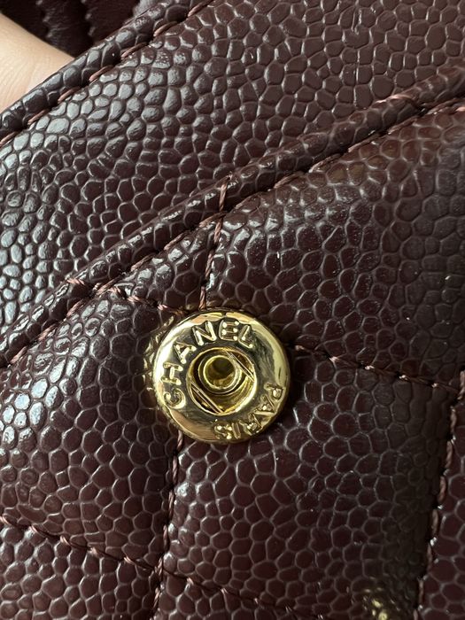 Bordowa torebka Chanel