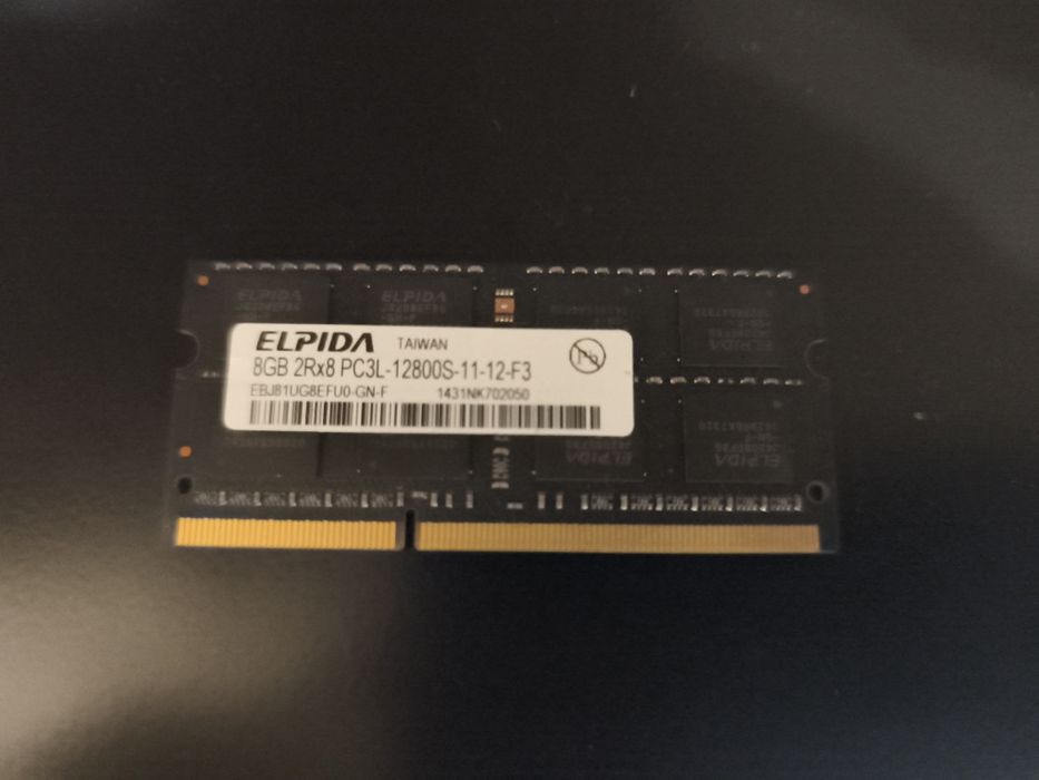 Memoria So-dimm DDR 3 8GB 12800