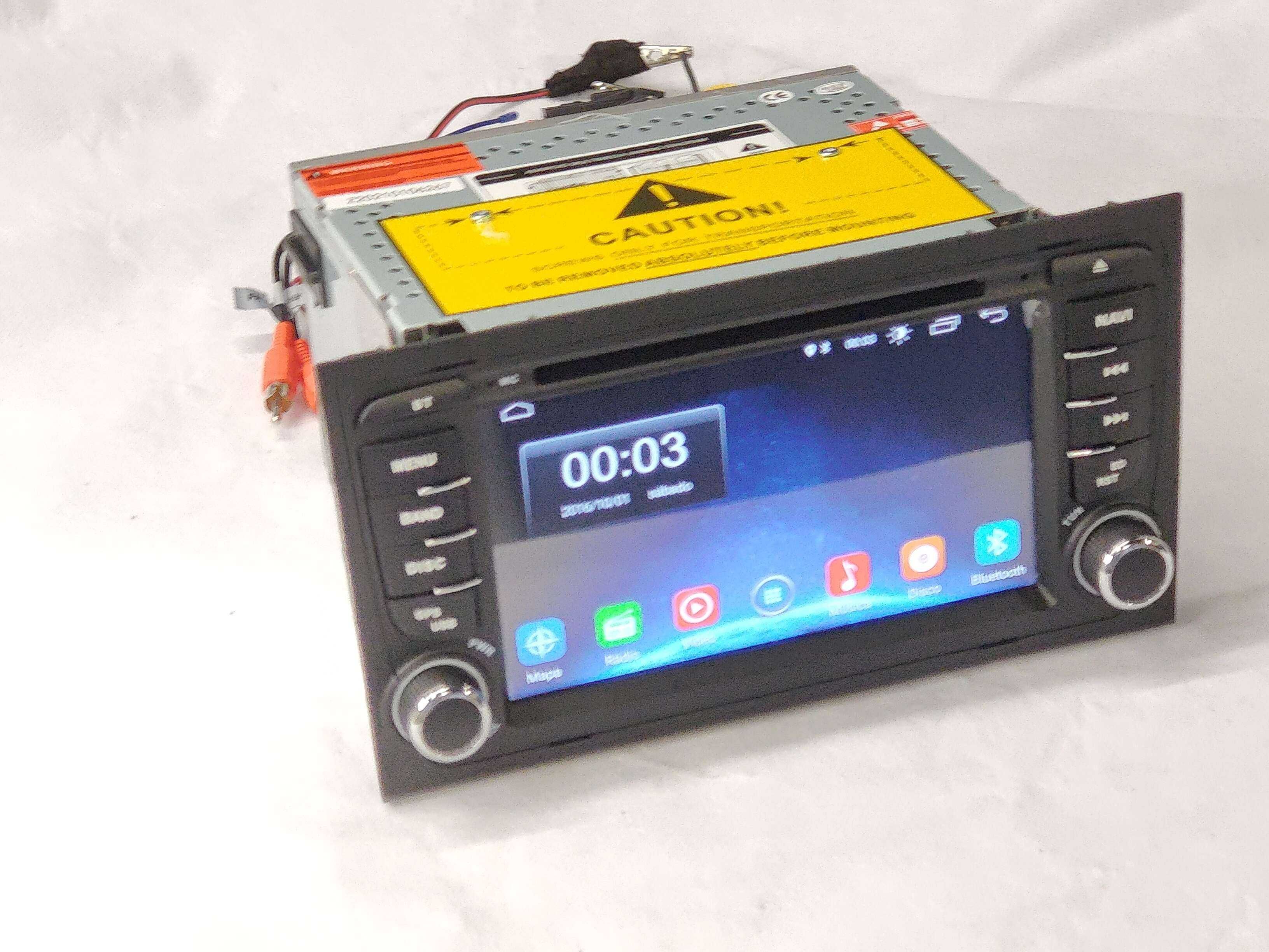 Radio 2 DIN Android Audi A4 - B6 B7 2GB RAM RDS DVD - Novo Garantia