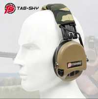 Активні навушники Tac-Sky Sordin з гелівими амбашурами