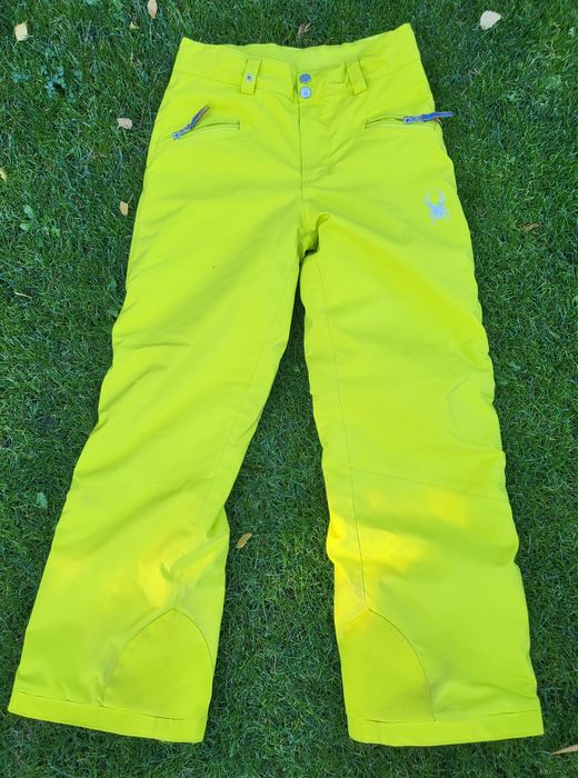 Spodnie narciarskie SPYDER 11-12 LAT 140cm Fluo