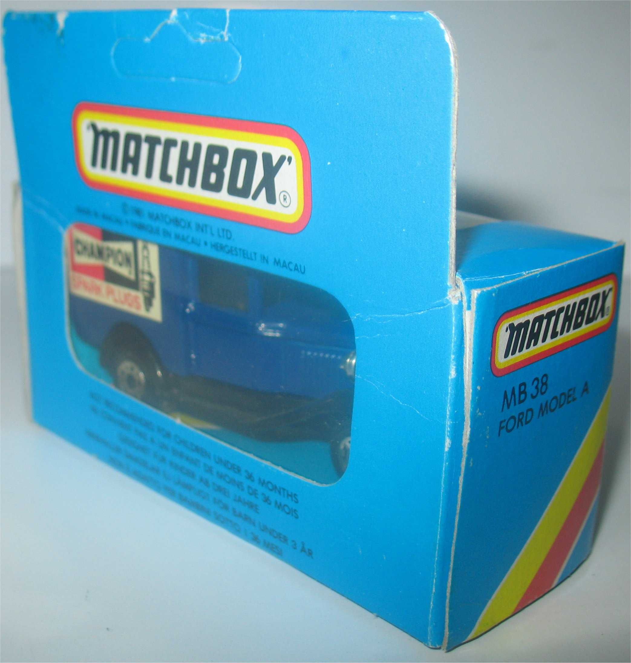 Matchbox - Ford Model A Van - Champion Spark Plugs (1983)