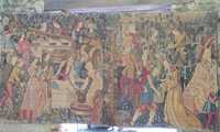 Reprodução de uma tapeçaria do século XV “a vindima” Museu Cluny