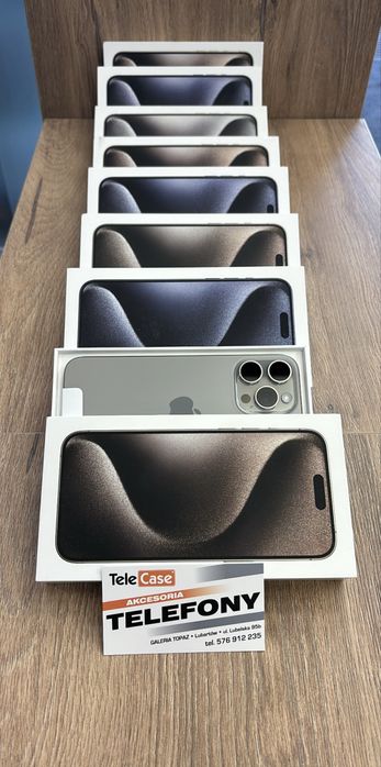 iPhone 15 PRO 128GB - 100% BATERIA - JAK NOWY - TeleCase Lubartów