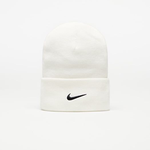 Шапка NIKE Swoosh Beanie, One Size, винтажная шапка Nike, белая шапка