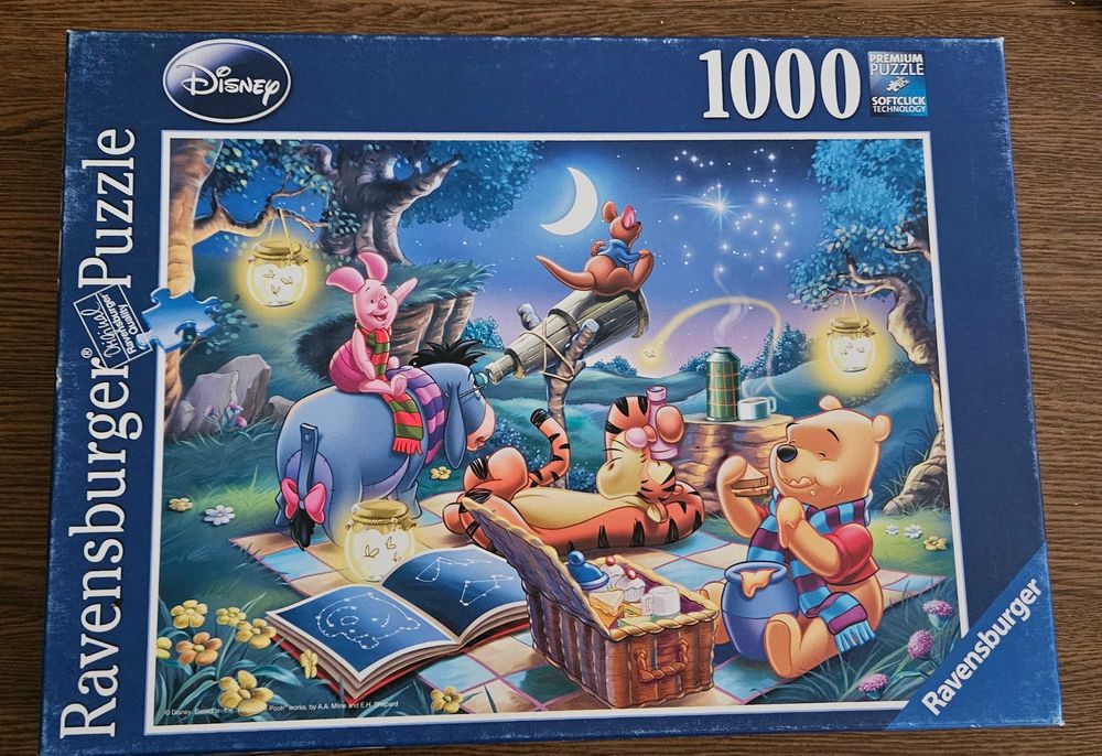 Ravensburger Puzzle Disney Kubuś Puchatek 1000 elementów Winnie Pooh