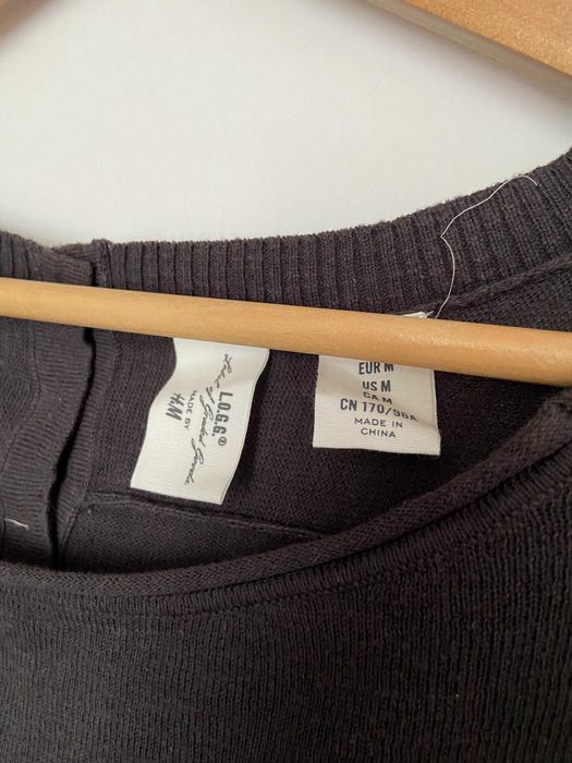 H&M Logg cienki sweter oversize rozm M
