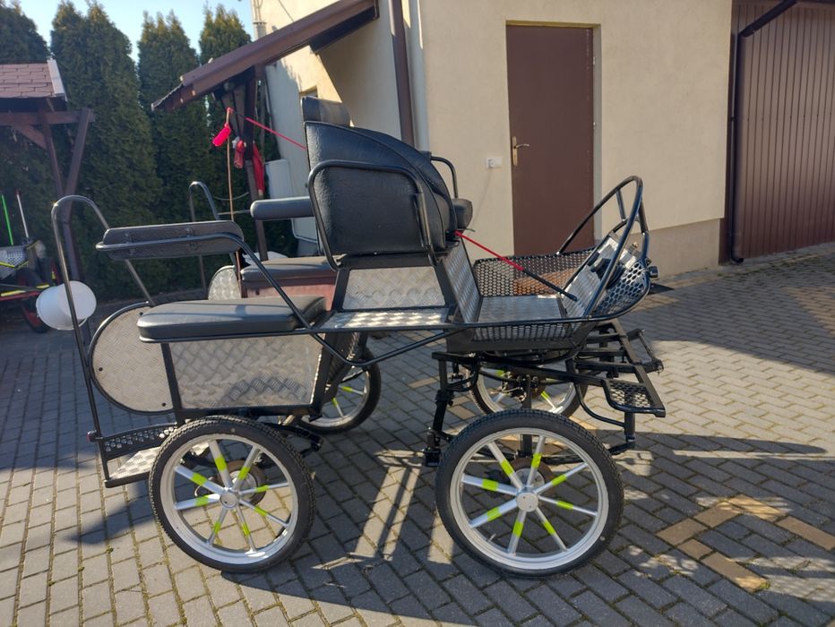 Bryczka Wagonetka Maratonka Holenderska dla małych i dużych koni