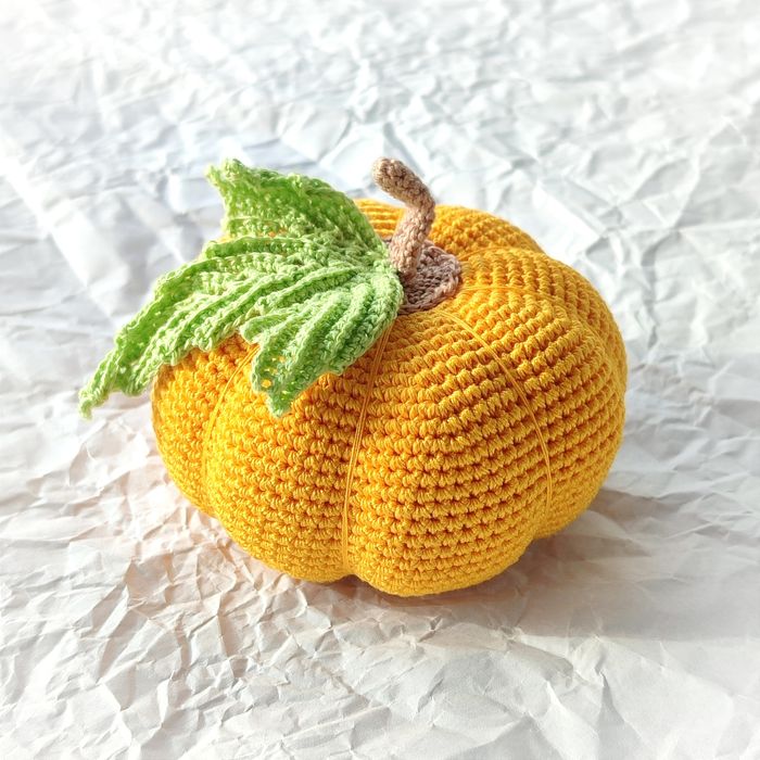 Гарбузик ручної роботи В'язаний декор інтер'єру Гольниця