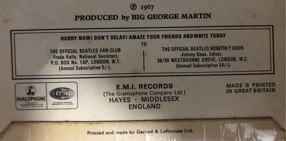 Beatles “Magical mystery tour”