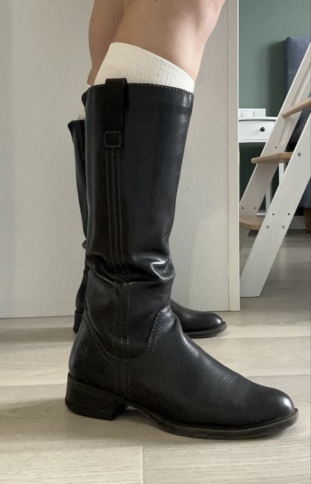 Чоботи черевики шкіряни жіночі