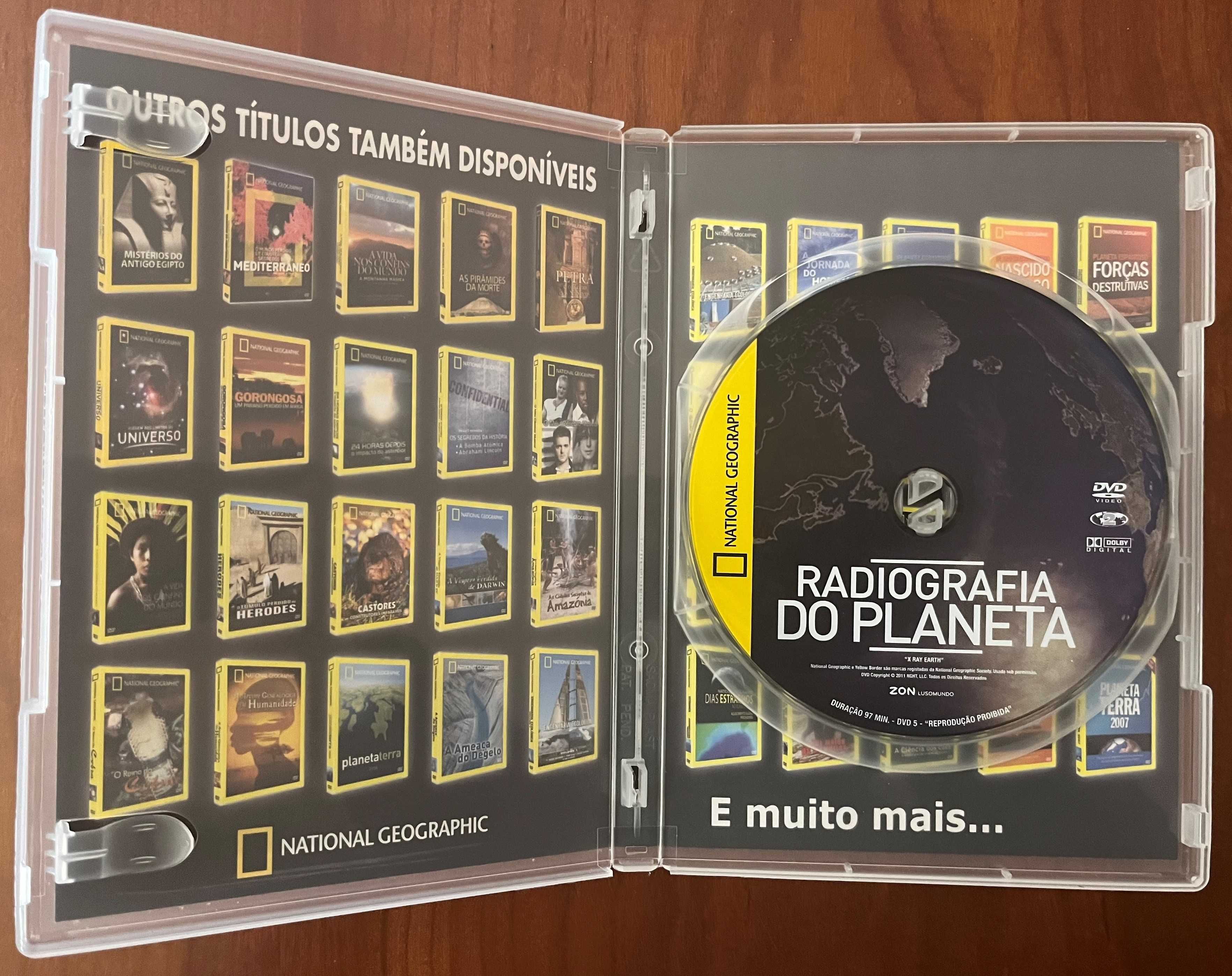 DVD "Radiografia do Planeta" de National Geographic