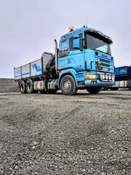 scania r144 v8 530 hds  14m wywrotka