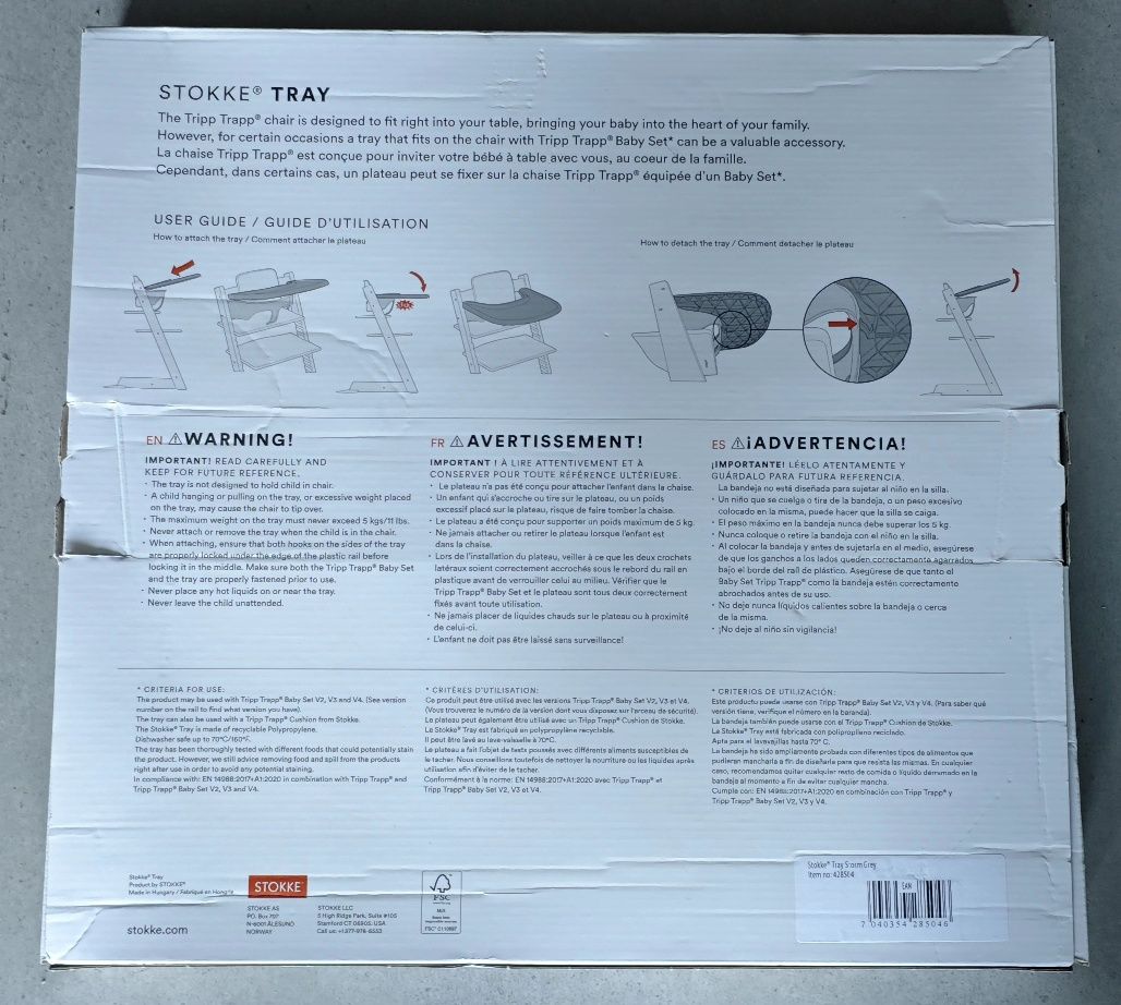 Stokke Tray - Tacka do krzesełka Tripp Trapp