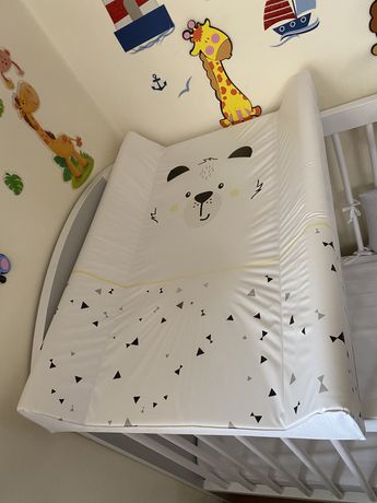 Przewijak na łóżeczko 60cm + Kokon niemowlęcy