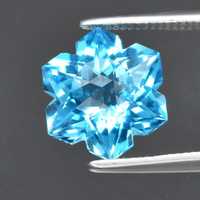 topaz niebieski płatek śniegu 2,51ct na pierścionek