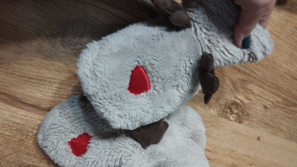 Kapcie pantofle buty świąteczne reniferami dl podeszwy zewnątrz 21 cm.