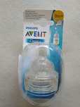 Avent Classic smoczek do butelki na butelkę 0m+ wolny dla noworodka