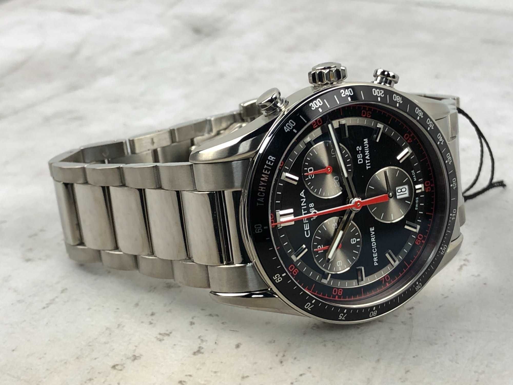 Zegarek Męski Certina DS-2 Precidrive COSC Chronograph Titan OKAZJA!!!