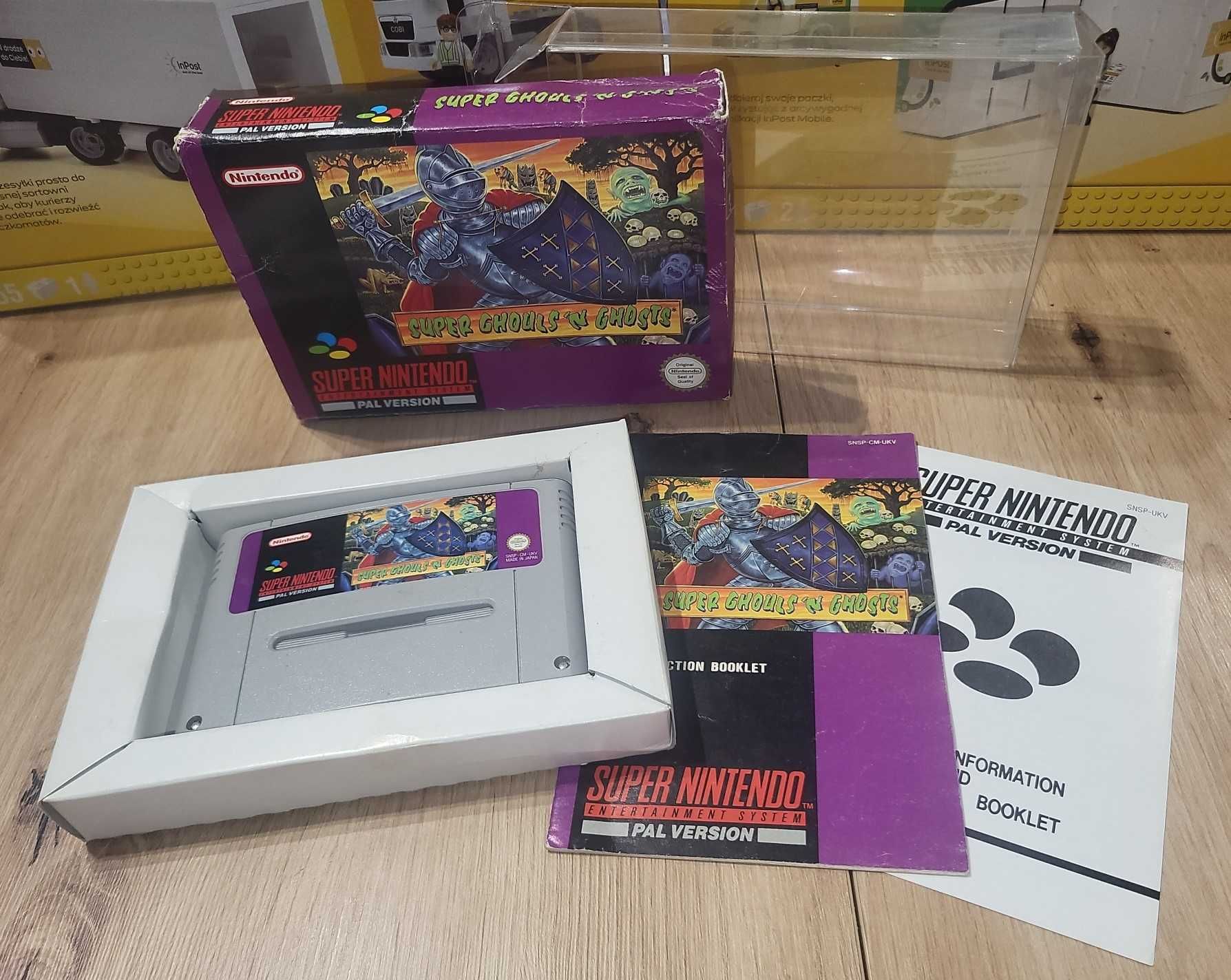 Gra Super Ghouls n Ghosts NINTENDO SNES - DB- stan Komplet +Protektor