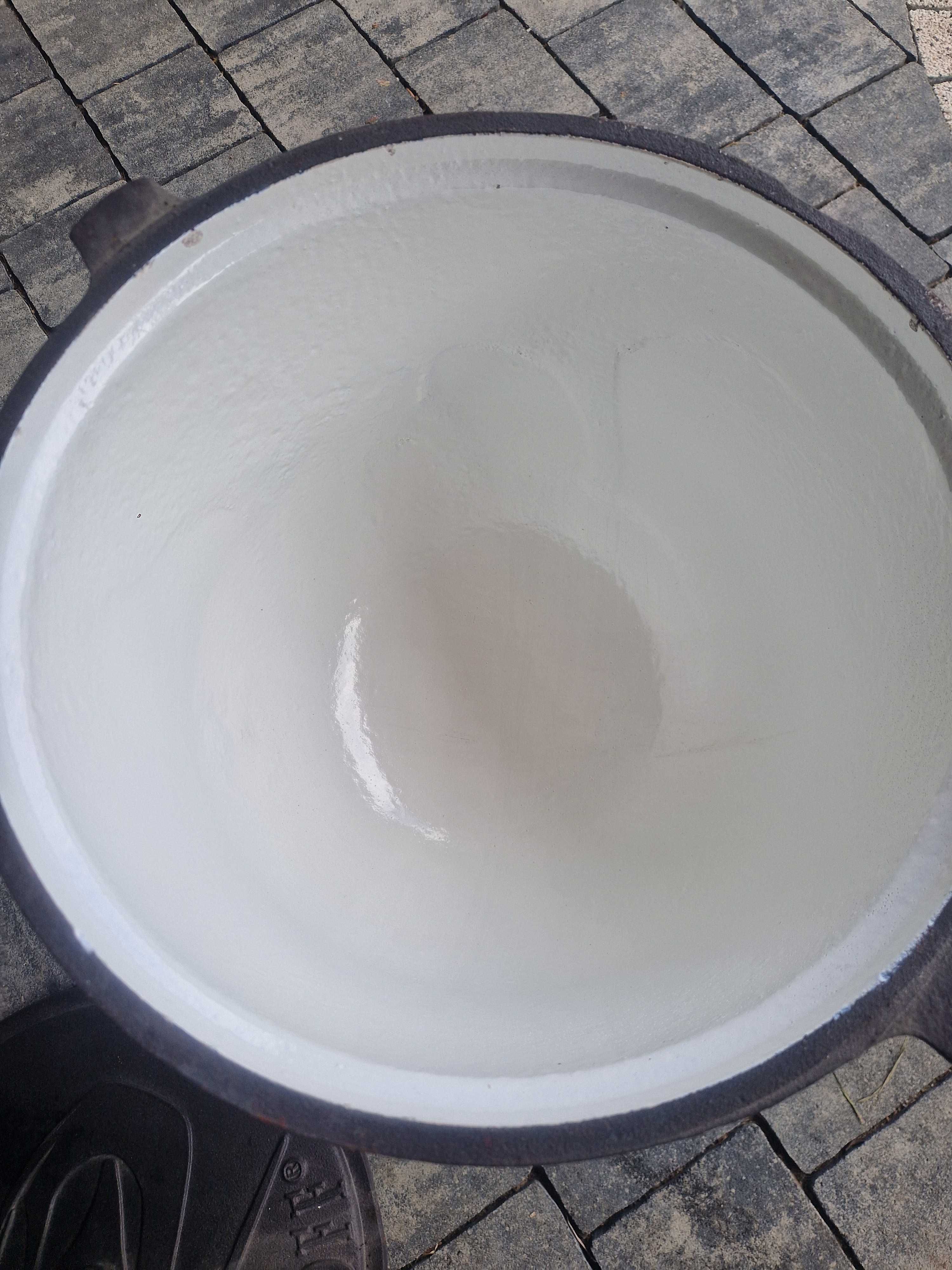 Kociołek żeliwny 10 l nowy emalia