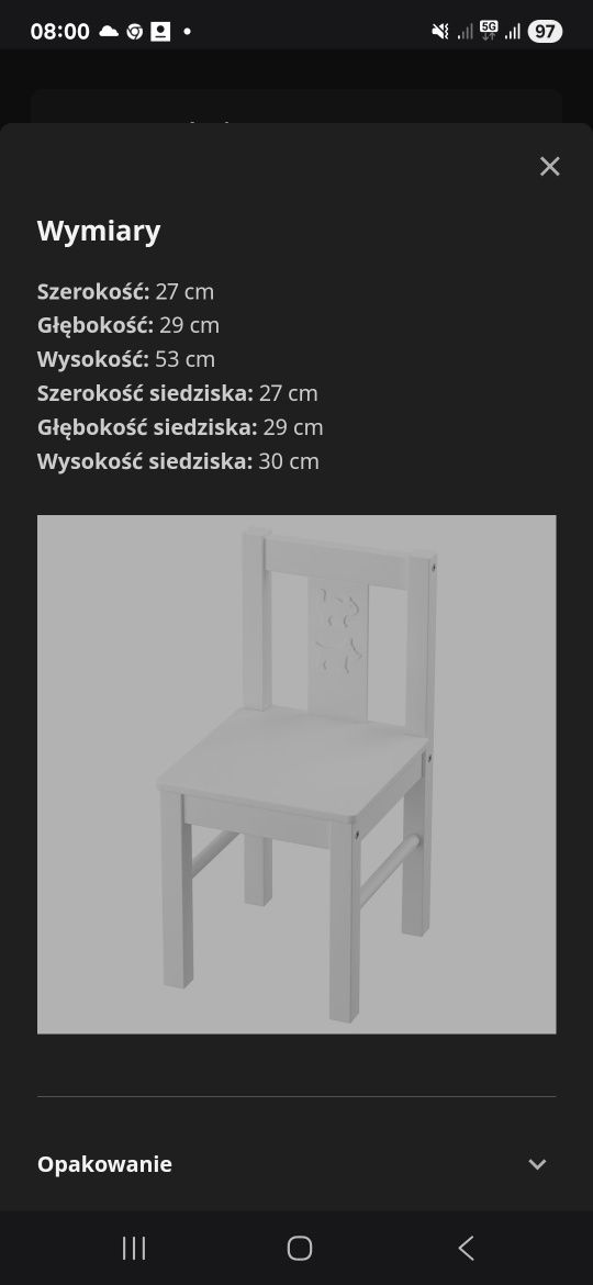 Stolik/ biurko dziecięce+ krzesełko