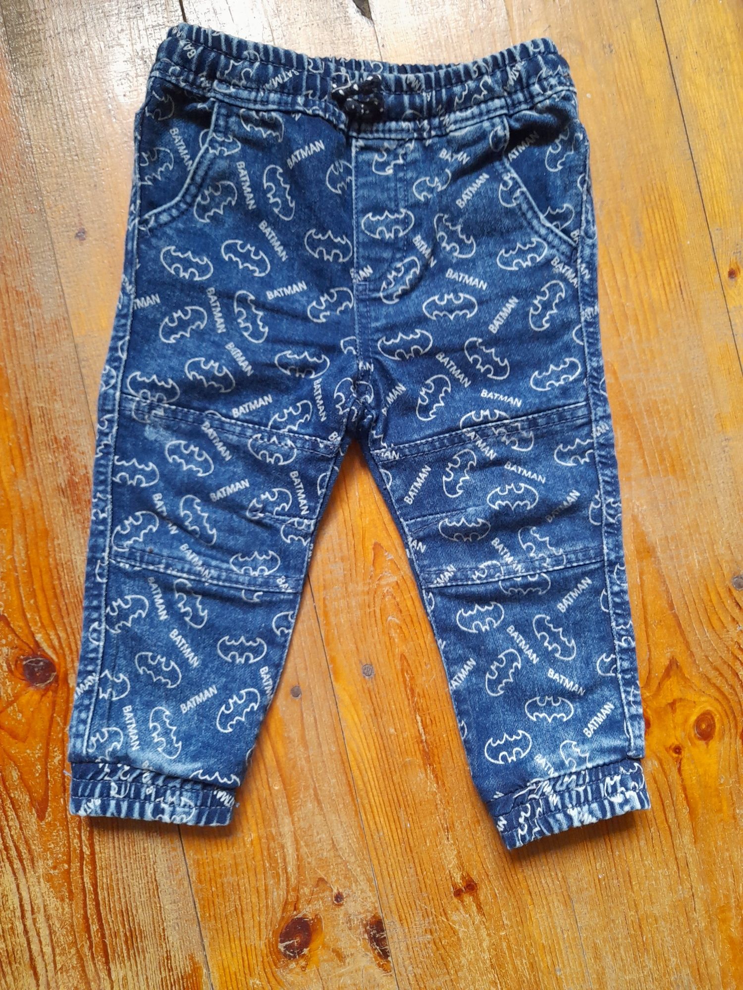 Nowe spodnie jeansowe chłopiec r. 86 batman