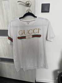 Gucci t-shirt damski biały koszulka oversize