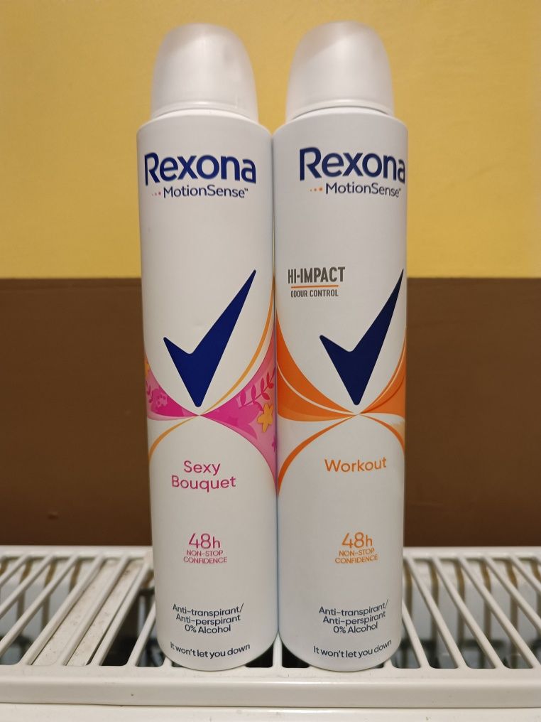 Zestaw 2 sztuk dezodorantu damskiego Rexona Motion Sense 200 ml