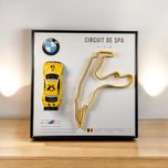 CCA з Рамкою 2в1 з BMW DTM та 3D Трасою Belgian GP / Yellow